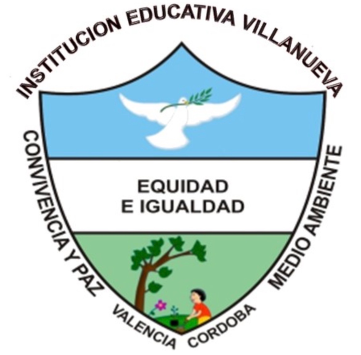Escudo oficial de la Institución Educativa Villanueva